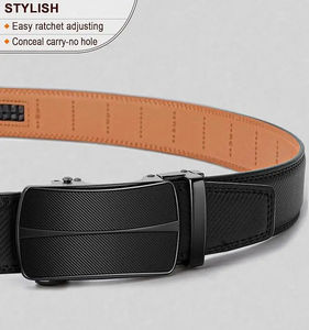 Nuevo Cinturón de Cuero para Hombre, Correa de Cuero Genuino de Alta Calidad con Hebilla de Pin, Cinturones Casuales de Cuero Vacuno para Hombre - Product Image 3