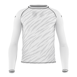 Men's <b>Long</b> <b>Sleeve</b> Rush Guard Stretch Fitness Quick Dry Short <b>Sleeve</b> Rash Guard Swim Wear Rash Guard <b>Black</b> Sublimated Arms - Product Image 5