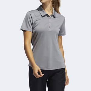 2025, venta al por mayor, camisa Polo para mujer, camisas Polo 100% de algodón para mujer, tira de cuello, camiseta informal ajustada, ropa de mujer - Product Image 6