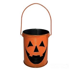 โคมไฟหน้าฟักทองทำจากดีบุกแบบแปลกๆโคมไฟคู่ทำจากโลหะแจ็คโคมไฟหน้าฟักทองสไตล์วินเทจทาสีด้วยมือสไตล์โบราณ - Product Image 4