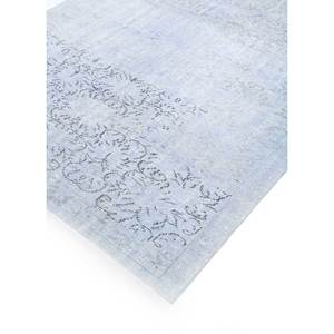 Alfombra Vintage de Lana Azul Anudada a Mano para Entrada, Sala de Estar, Pasillo, Dormitorio, Diseño de Medallón Rectangular Abstracto para Adolescentes - Product Image 2