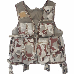Adjustable Breathable Solid Color Tactical Vest for Outdoor Safety Clothing Wholesale for Hunting Fishing Training Tactical Vest - Product Image 1