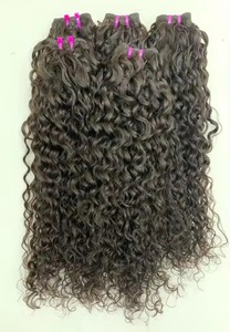 HairX Envío gratis Kinky Curly Brazilian 9A Remy Extensiones de cabello crudo Paquetes de cabello natural en estilo ondulado para mujeres negras - Product Image 2