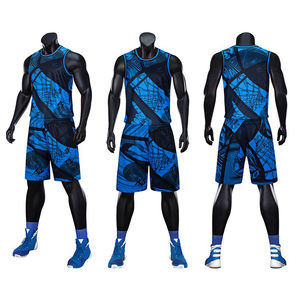 Ensemble d'uniformes de basketball personnalisés de haute qualité, respirant et anti-humidité, grande taille, vêtements de sport d'été - Product Image 3