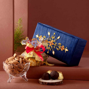 Zari hecho a mano diseño moderno 100% yute personalizable joyero para decoración del hogar cumpleaños aniversarios Diwali - Product Image 2