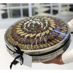 Plat à Dessert de table à la maison classique attrayant bol de service à chocolat en métal argenté porte-Dessert pour les mariages bol à chocolat - Product Image 4