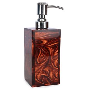 Diseño de moda Accesorios de baño de resina de lujo Nuevo clásico Rojo y Negro Soporte de almacenamiento de baño producto de Venta caliente - Product Image 1