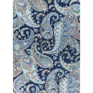 Hacienda Blue <b>Boho</b> Wool <b>Rugs</b> Hand Tufted Rectangular Pattern for Bedroom Living Room Bedside High Quality Plush Pile Tra-15057 - Product Image 1