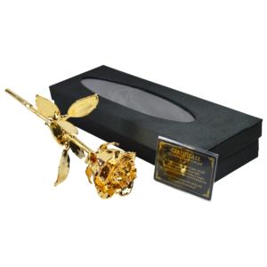Real 24K Rose Mejor para el regalo de San Valentín Natural 24K Gold Dipped Rose Diseño de embalaje múltiple - Product Image 1