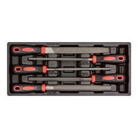 BMC Bac à outils moulé par soufflage M1, Organisateur de fichiers noir, Insert de tiroir 1/3 pour armoire TB01M115, Rangement d'atelier