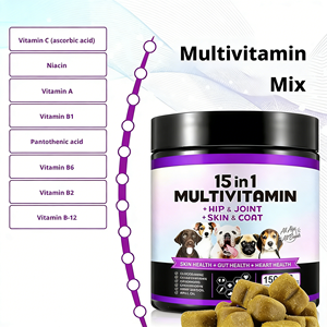 OEM 11 en 1, Golosinas Masticables para Perros y Gatos, Multivitamínicas, Glucosamina, Condroitina, Vitamina, Polvo de Arándano, para la Salud de la Piel y las Articulaciones, con Tapa - Product Image 2