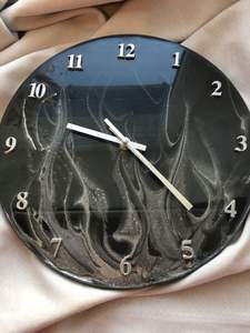 ARTISAN horloge murale en résine époxy résine époxy salon meilleur qulatiye meubles décor à la maison horloge murale personnalisée meilleur - Product Image 2