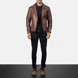 Veste en cuir pour hommes de haute qualité de bonne qualité meilleure vente en gros prix hommes vestes en cuir pour vente en ligne vestes pour hommes - Product Image 6