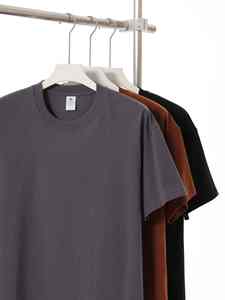 <b>Bird</b> Bloom International Wholesale Unisex Heavyweight 100% Cotton T-<b>Shirt</b> Oversized Drop Shoulder Crewneck Formal Style Fit - Product Image 2