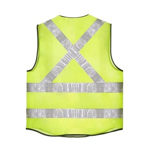 เสื้อกั๊กนิรภัยตาข่ายโพลีเอสเตอร์ปรับแต่งได้เสื้อทำงานสะท้อนแสงทูโทนกันน้ำมีเสื้อกั๊กรองรับโลโก้ - Product Image 2