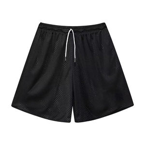 Short de sport en maille monocouche avec logo personnalisé pour hommes, taille élastique, survêtement de basket-ball, vêtements athlétiques, shorts de sport pour la course à pied - Product Image 5