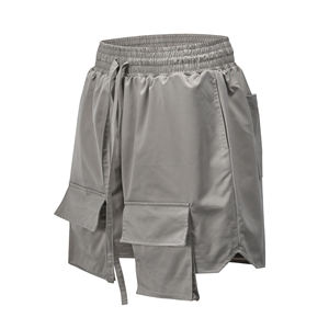 Pantalones Cortos Cargo de Algodón para Hombre OEM, Talla Personalizada, 7 Colores, Estilo Urbano, Bolsillos Cortos, 100% Poliéster, Cintura Alta, Impermeables - Product Image 2