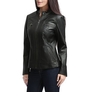 Nuevo diseño Chaquetas Mujeres Moda Chaqueta de alta calidad Mejor diseño Chaquetas de cuero - Product Image 4