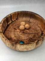 Meilleur bol décoratif en bois d'acacia massif de qualité supérieure avec bol en bois fini naturel de l'Inde SCI Exportateur - Product Image 4