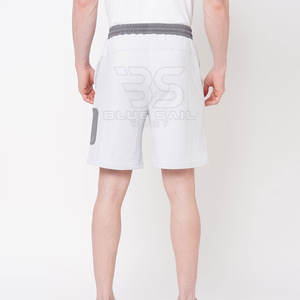 Pantalones cortos de algodón informales de cintura media para hombre, pantalones cortos ecológicos de lona sublimada de alta calidad con diseño de logotipo personalizado, superventas - Product Image 4