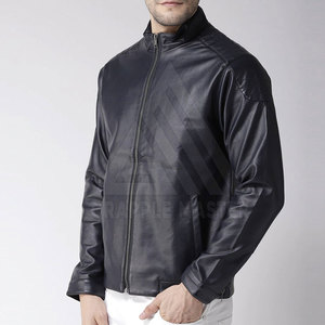 Outdoor Men's High Street Cow <b>Skin</b> Waterproof Leather Jacket-Stylish Winter Windproof & Breathable - Product Image 5