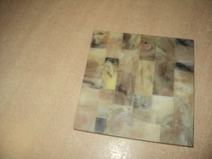 Posavasos ecológico moderno de madera, alfombrillas y almohadillas elegantes para protección de mesa - Product Image 4