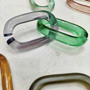 โซ่เรซิ่นตกแต่งผนัง ขนาดใหญ่ สีใส หลายสี  มีทุกสีให้เลือก - Product Image 5