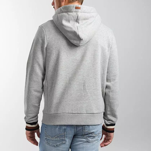 เสื้อฮู้ดดี้ผู้ชายแบบสวมใส่สบาย ระบายอากาศได้ดี กันลม  ผ้าฝ้าย 100% คุณภาพสูง สำหรับฤดูหนาว สีพื้น  รับสกรีนโลโก้ตามสั่ง ขายส่ง - Product Image 3