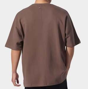 T-shirt surdimensionné pour hommes T-shirts à manches courtes en coton biologique T-shirt haut pour hommes T-shirts en jersey décontracté pour hommes Nouveauté - Product Image 2