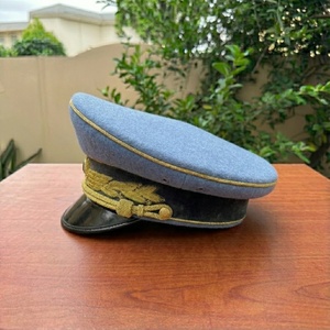 Sombrero de jefe de la Fuerza Aérea alemana de la Segunda Guerra Mundial, edición limitada |   Sombrero de Oficial de Generales con Alambre de Bullion de la Segunda Guerra Mundial |   Gorro M43, Gorros Alemanes SS M42 - Product Image 2