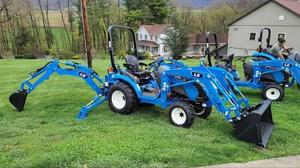 Buy Cheap LS MT225S New/Used Mini Farm HST Tractor Loader 4WD Blue Garden Tractor Gear Drive 20 HP for Engine - Product Image 6