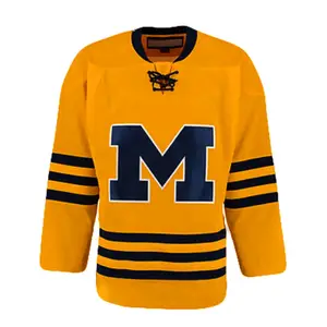 Concevez votre propre logo Maillot de hockey sur glace Maillot de hockey sur glace de haute qualité