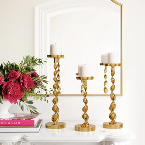 Candelabro Decorativo de Mesa, Centro de Mesa de Estilo Antiguo, Candelabro de Mesa Hecho a Mano, Elegante - Product Image 1