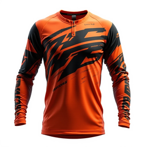 Maillot de course de motocross à manches longues pour homme sur mesure, équipement sportif confortable pour la motocross et les courses automobiles - Product Image 6