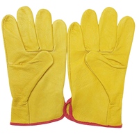 Gants de travail de sécurité de protection des mains en cuir de vachette pour hommes et femmes gants de conduite en cuir meilleur prix qualité du fabricant