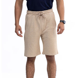Nuevos pantalones cortos de moda de verano para hombre, pantalones cortos deportivos informales personalizados de algodón de Color sólido, pantalones cortos transpirables de secado rápido - Product Image 1