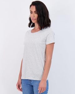 T-shirt personnalisé pour femme, 100 % coton, écologique, coupe ajustée, respirant et anti-boulochage - Product Image 2