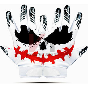 Guantes de Fútbol Americano de Diseño Personalizado Profesional, Tallas para Adultos y Niños, Agarre Antideslizante en la Palma, Guantes de Rugby para Exteriores, Fabricante - Product Image 1