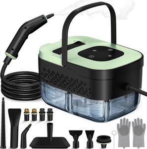 Nettoyeur Vapeur Portable Professionnel avec 16 Accessoires, 6 Niveaux Réglables, Chauffage Rapide en 15s, Réservoir d'Eau de 1 à 1,4L – Modèle en Gros - Product Image 1