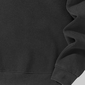 เสื้อฮู้ดดี้ TWILL SPORTS แบบสวม Unisex ผ้าฝ้ายนุ่ม กันลม สีดำ ทรงปกติ สวมใส่สบายสำหรับผู้ชายและผู้หญิง - Product Image 5