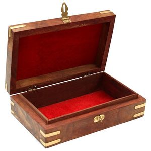 Boîtes à bijoux en bois de haute qualité avec serrures sécurisées Boîtes à bijoux en bois avec miroirs pour usage de vanité DE ARTISAN AURA - Product Image 4