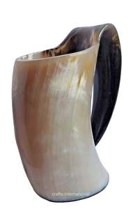 แก้วเขาสัตว์วิกิ้งทำมือสุดหรู ขายดี ป้องกันการรั่วซึม ขัดเงา เป็นมิตรกับสิ่งแวดล้อม สำหรับเบียร์และไวน์ - Product Image 4