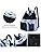Mochila con cordón de malla grande con bolsa para zapatos, saco de cordón de natación duradero con asa para deportes, gimnasio, yoga, viajes en la playa - Product Image 5