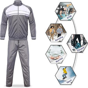 Gran oferta, trajes de entrenamiento para correr sublimados personalizados para hombre, venta al por mayor, chándal liso para correr, chándal para correr - Product Image 3