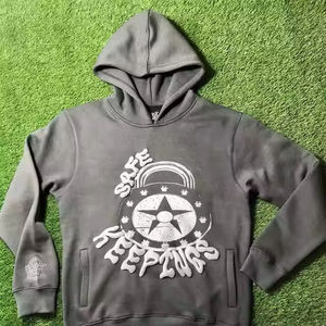 Sudaderas con capucha del mejor proveedor Unisex 100% Sudadera con capucha de algodón Bordado personalizado Puff Impresión para hombres y mujeres Precios al por mayor MUKKA SPORTS - Product Image 3