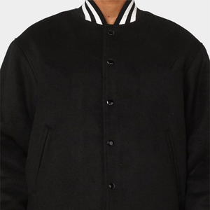 Chaquetas Varsity de Invierno Personalizadas de Lana, Novedad 2026, Chaquetas Bomber de Béisbol de Algodón Transpirable para Hombre - Product Image 2