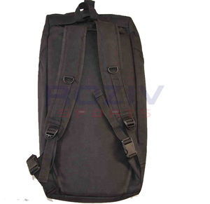 Sac de sport en toile personnalisable de grande taille avec doublure en nylon pour MMA Arts martiaux Utilisation en salle de sport Fermeture à glissière et à fermoir Sangle réglable - Product Image 2