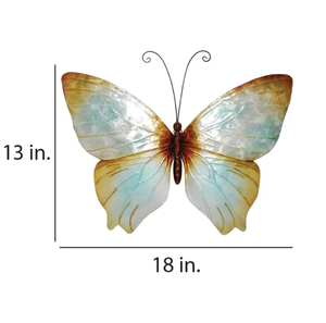 Decoración de pared de metal en forma de mariposa, colgante de pared para interiores y exteriores, hotel, restaurante, hogar, sala de estar, dormitorio, artes decorativas personalizadas - Product Image 4