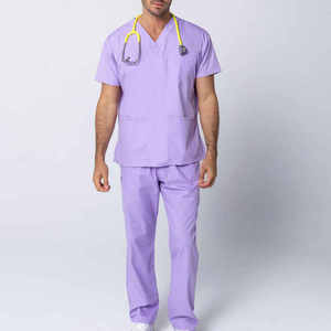 Uniforme Médico de Poliéster para Hospital, Servicio OEM, Venta Caliente, Tela Suave, Uniforme de Enfermería para Hombre HI 2026 - Product Image 1