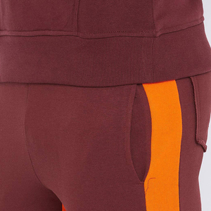 High Quality Men Training Tracksuit Custom Logo Cotton <b>Material</b> 2025 Fashion Gym Wear Custom Design Sportswear Tracksuits - Product Image 4